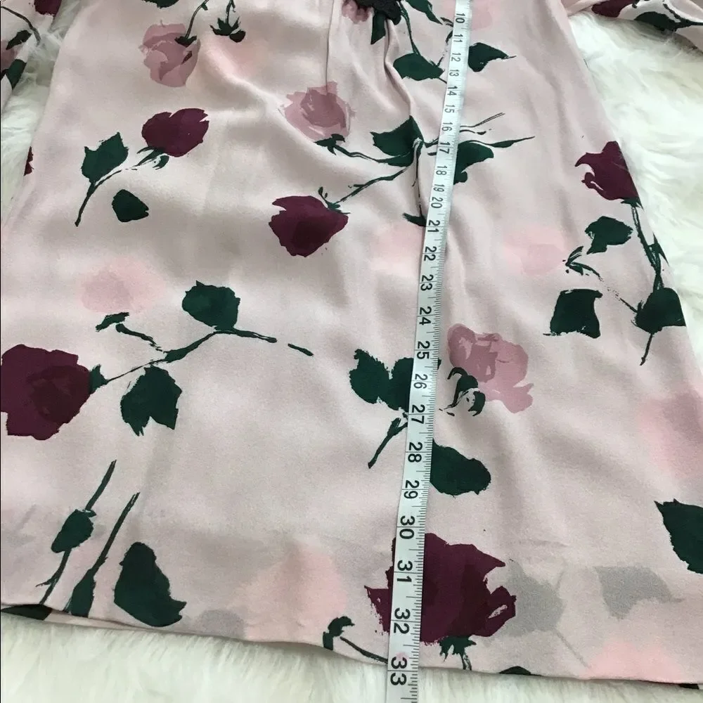 Kate Spade Pink Diletta Rose Mini Dress From The Madison Ave Collection Size 0